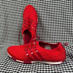 Adidas Ballerina Prime Knit Golf Slim Bright Red Sneaker Women's Size 8